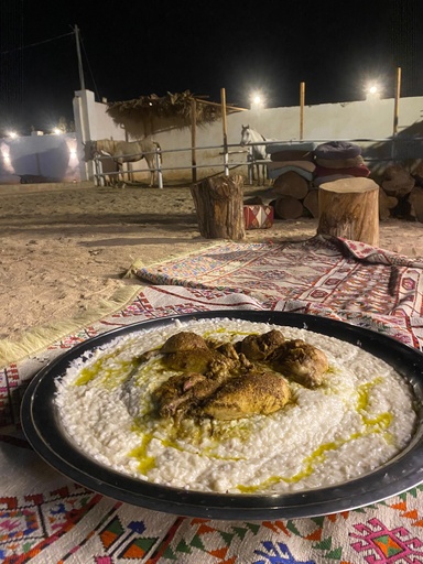 وجبة العشاء من الاطباق السعودية